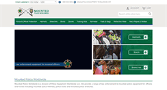 Desktop Screenshot of mountedpoliceworldwide.com