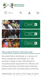 Mobile Screenshot of mountedpoliceworldwide.com